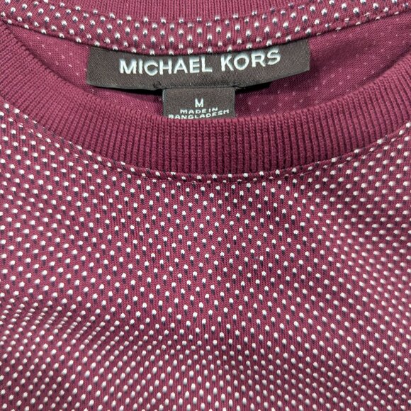 Medium Michael Kors t-shirt - Maroon / white polkadots - Picture 2 of 4